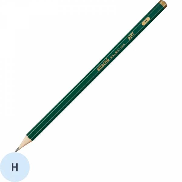Карандаш чернографитный Attache Selection Art, H, шестигр, б/ласт