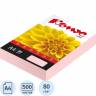 Бумага цветная Комус Color (роза пастель), 80г, А4, 500 л.