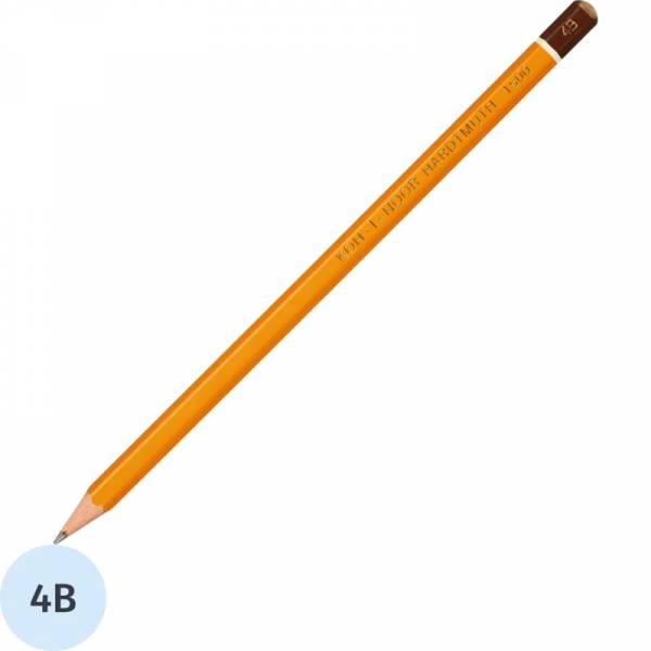 Карандаш чернографитный KOH-I-NOOR 1500/4B Чехия