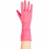 Перчатки резиновые Paclan Practi Comfort розовые 4076614 р.L