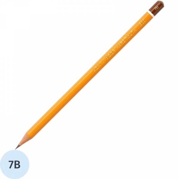 Карандаш чернографитный KOH-I-NOOR 1500/7B, б/ласт,  150007B01170RU
