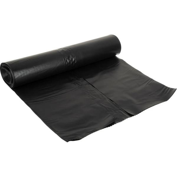 Мешки для мусора ПВД 120л 80мкм 10шт/рул черные 70x110см Luscan