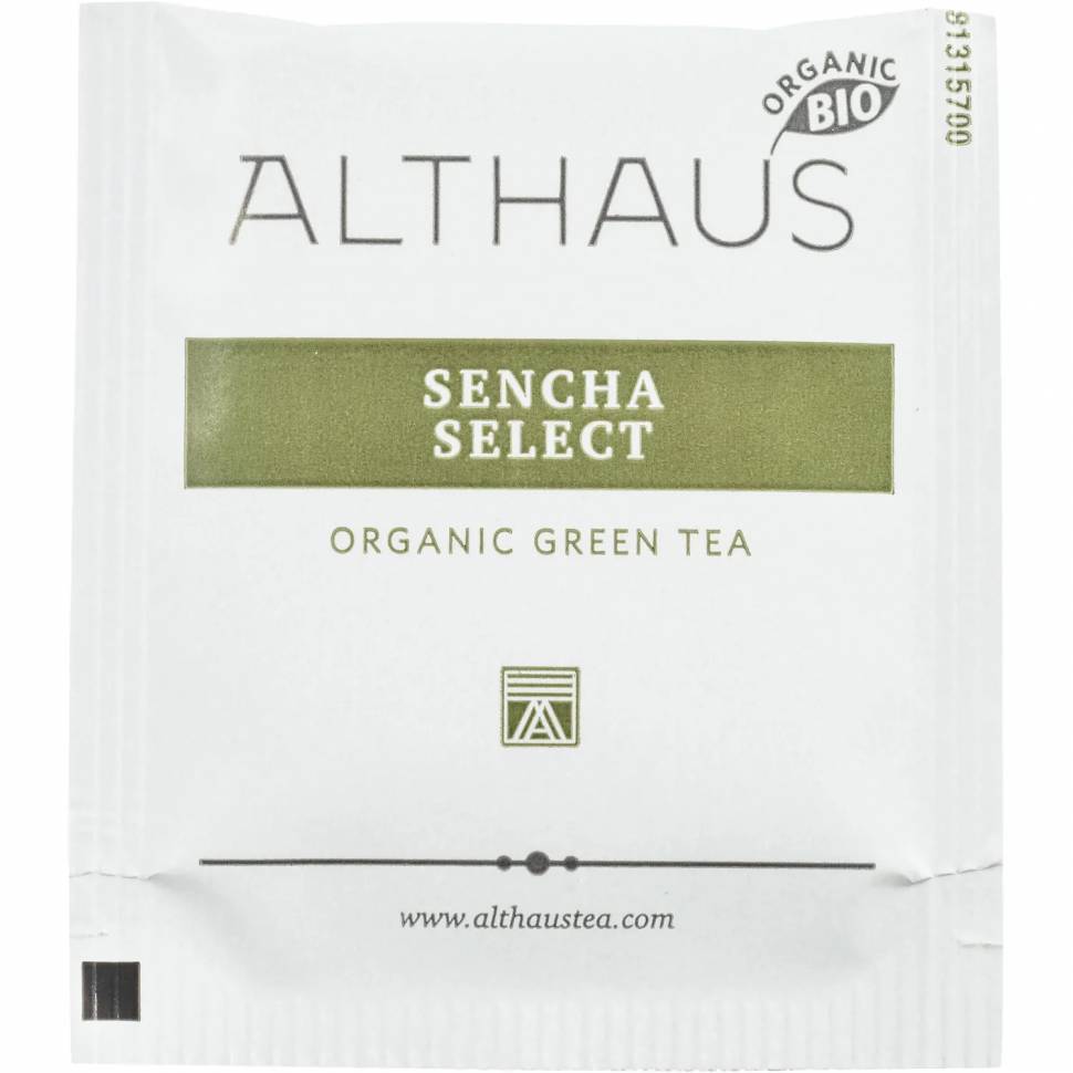 Чай зеленый в пакетиках Althaus Bio Sencha Select 20пакx1,75гр