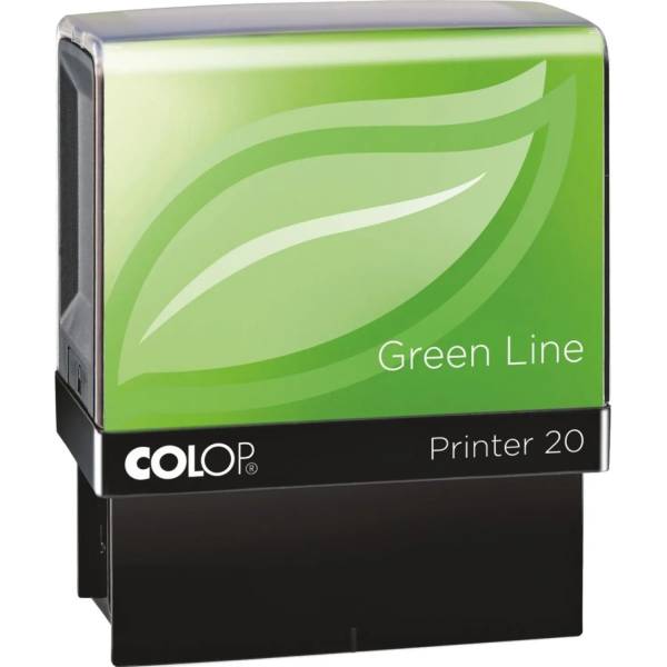 Оснастка для штампов персон. ЭКО Printer 20 Green Line 38х14мм корпус черн