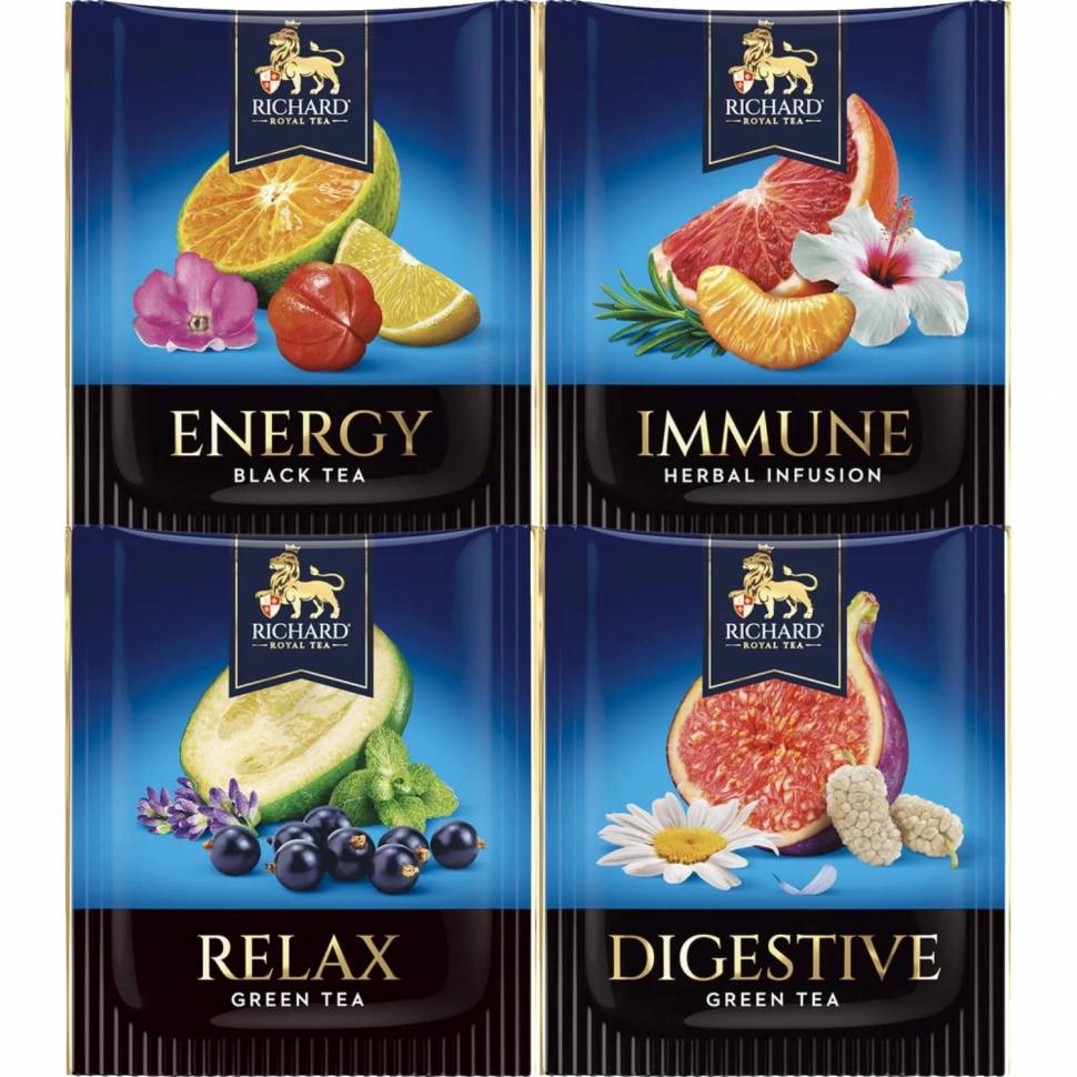 Чай Richard Royal Wellness Tea Collection Ассорти чаёв 20 сашет НГ