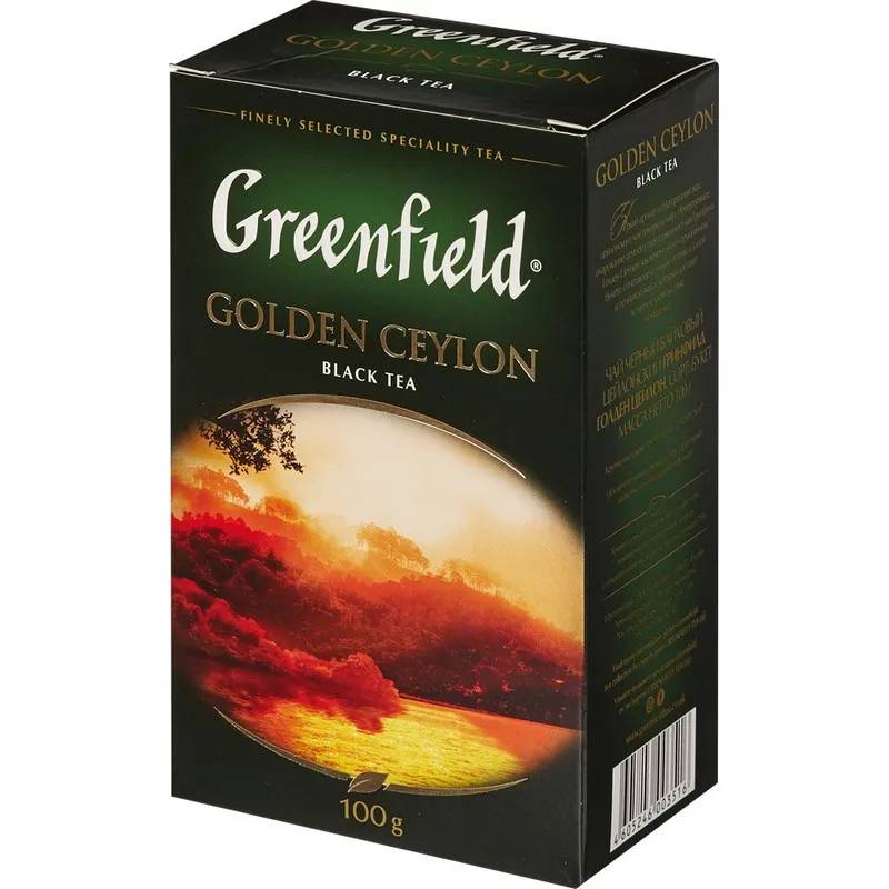 Чай Greenfield Golden Ceylon листовой черный,100г 0351-14,133554