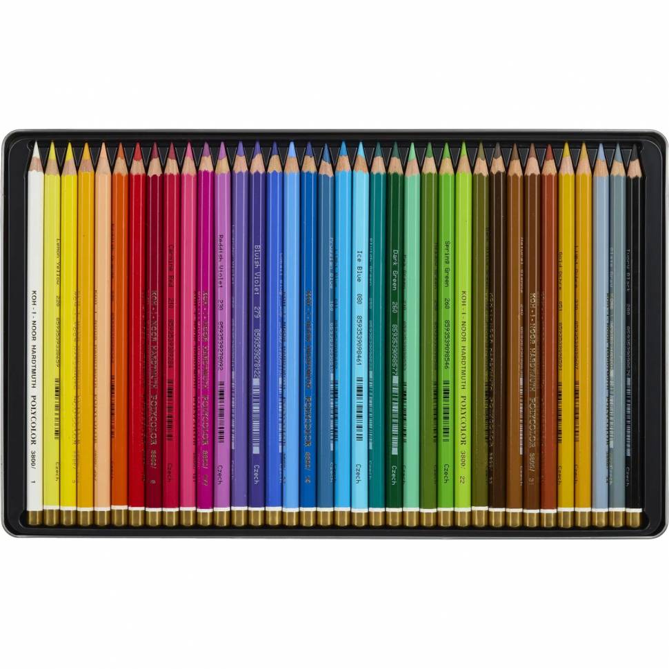Карандаши цветные художеств. KOH-I-NOOR POLYCOLOR 36 цв/наб 3825036002PL