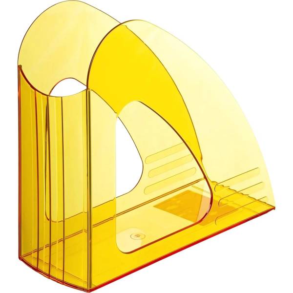 Лоток вертикальный Attache 90мм Bright Colours прозрачный желтый